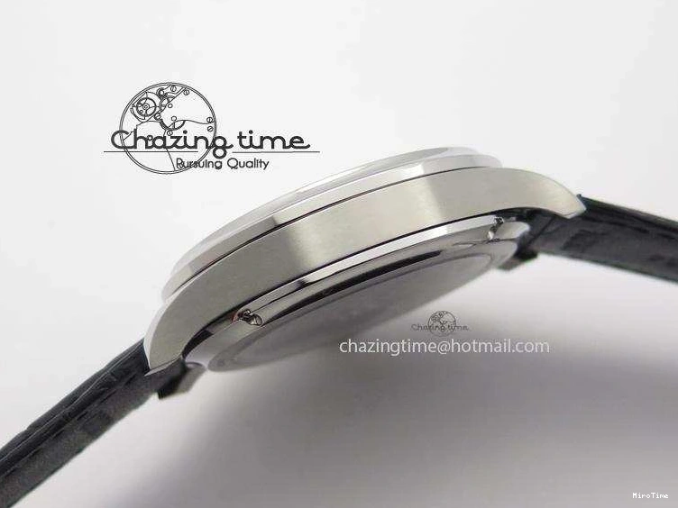 MIROTIME 0807 Portuguese Tourbillon Power Reserve Moonphase SS Black Dial On Black Leather Strap TechFriendly 7321